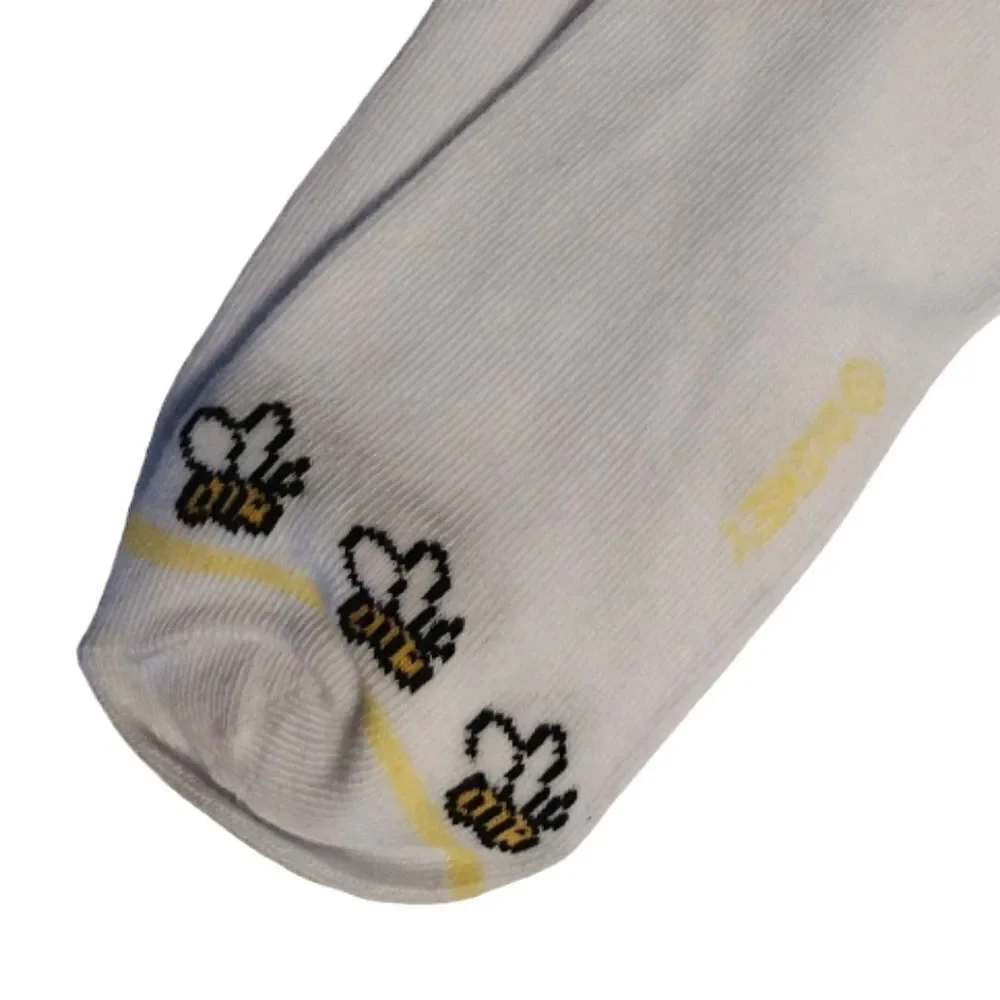 Disney Winnie The Pooh 2 Pack Grey and White Mid‎ Crew Socks NWT